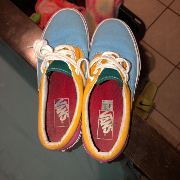 Multi Colored Vans Size 6 - Picture 6 of 6